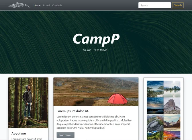 project main page photo